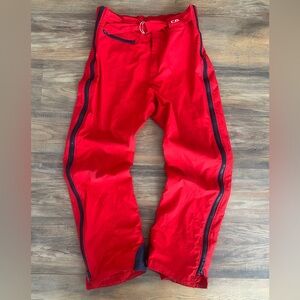 Vintage CB Sport Gore-Tex Ski Pants Full Zipper Off Size 34